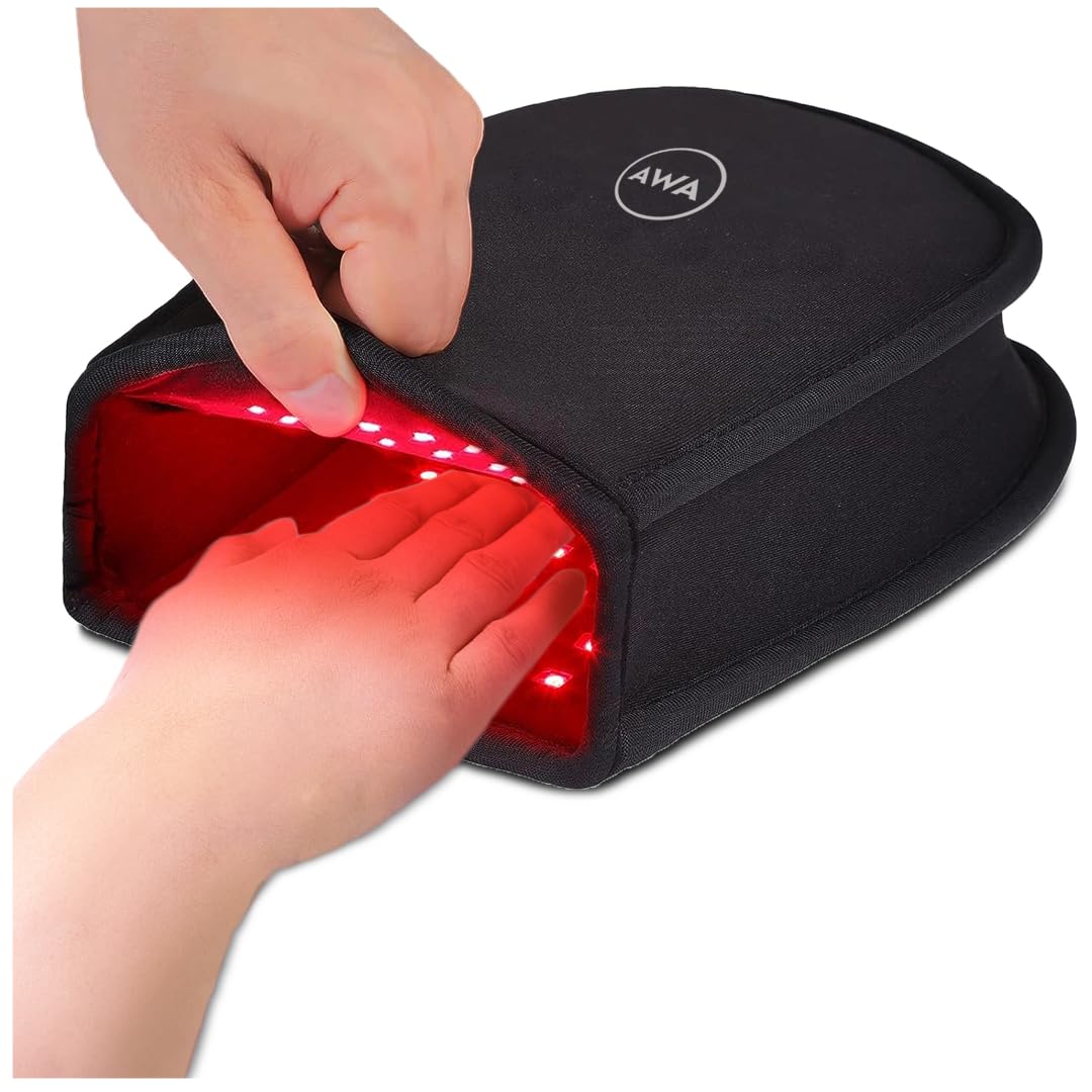 AWA red light therapy gloves for arthritis and hand pain relief