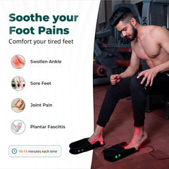 Red light therapy slippers for toes, heels and arches — AWA