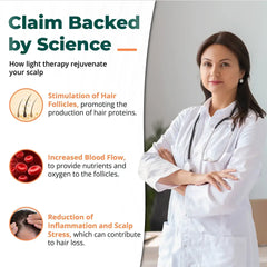 red light therapy cap