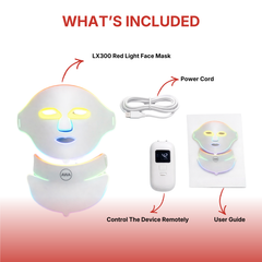 AWA LX300 light therapy mask for acne treatment and skin health