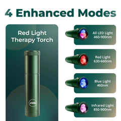 red light therapy torch