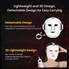 LX500 light therapy mask in use for anti-aging home treatment