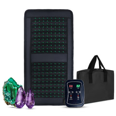 MX300 Far Infrared Therapy Amethyst and Tourmaline Crystals Heating Mat for Body,Includes Remote Control, Adjustable Heat and Auto Shut-Off Feature, HSA FSA Eligible Items Only List