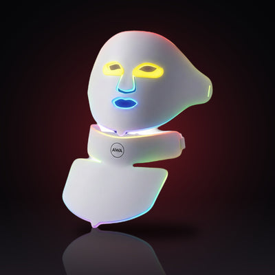 AWA LX300 LED light therapy face mask, front view