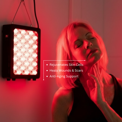 AWA FX300 red light therapy panel for face and body treatment